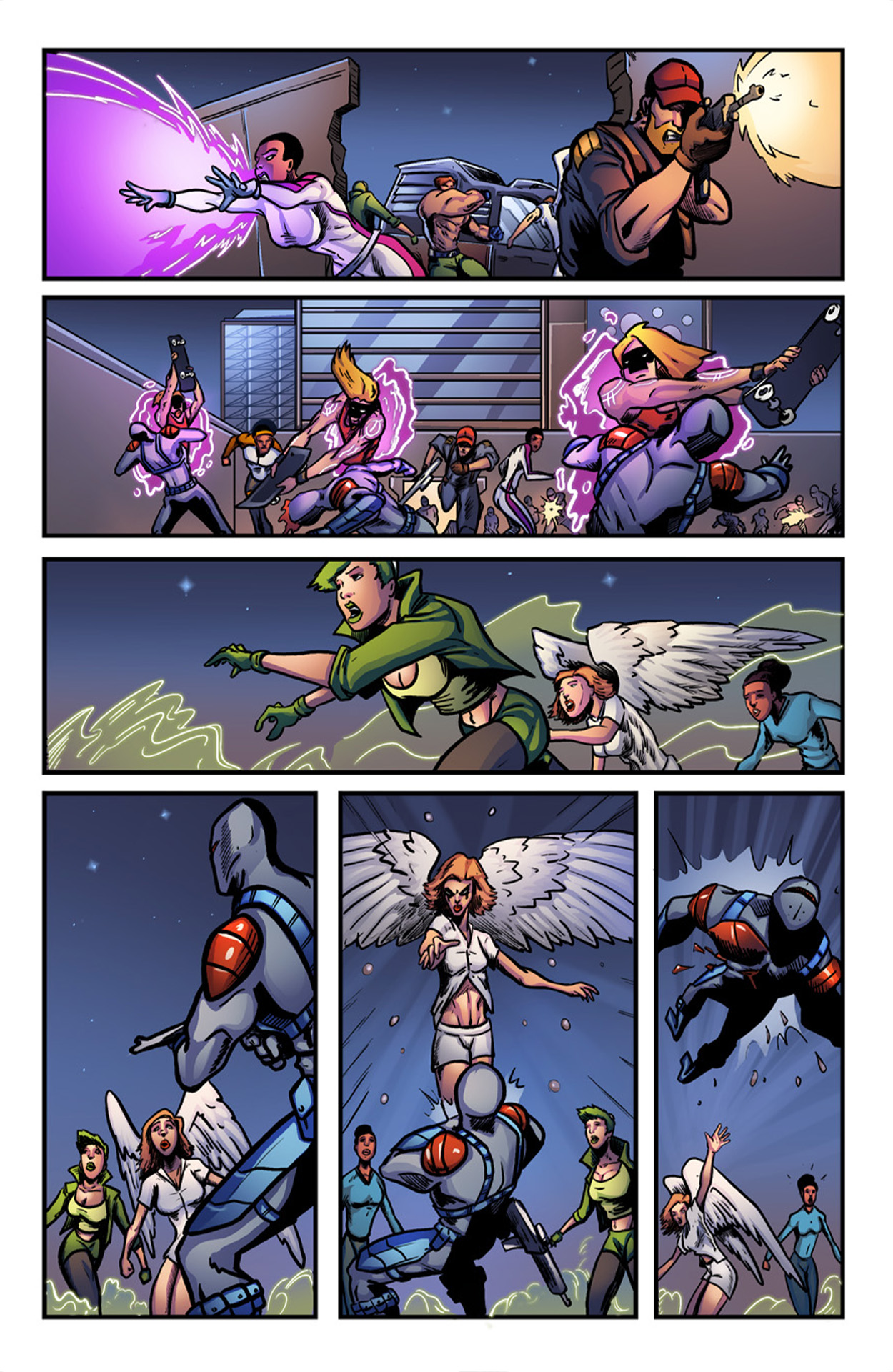 Hybrids The Sons of GodsTrash Day Graphic Novel IndieCron THE